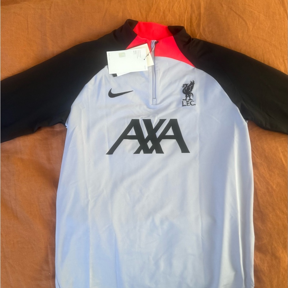 Nike Liverpool FC Training Top - Gray and Black